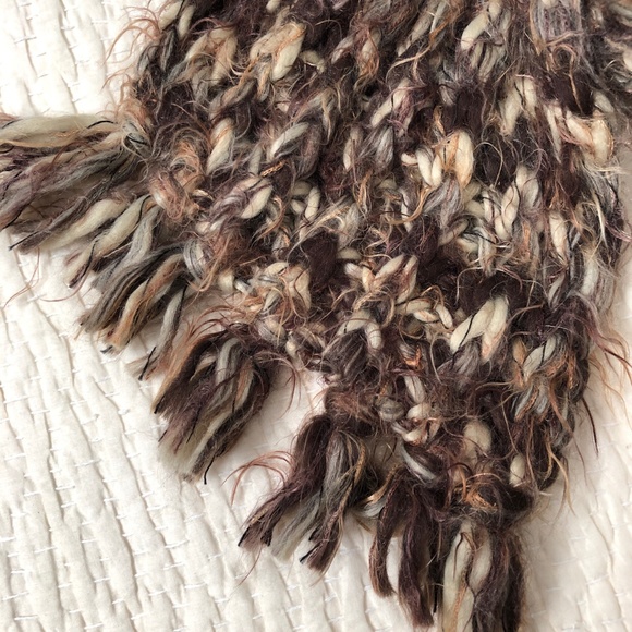 NORDSTROM THICK BRAIDED LONG KNIT SCARF - Picture 5 of 8